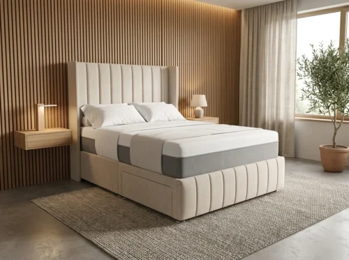 Rehma Wingback Divan Bed